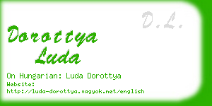 dorottya luda business card